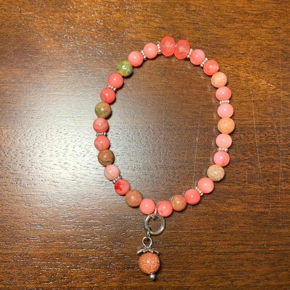 Handmade bracelet with charm
